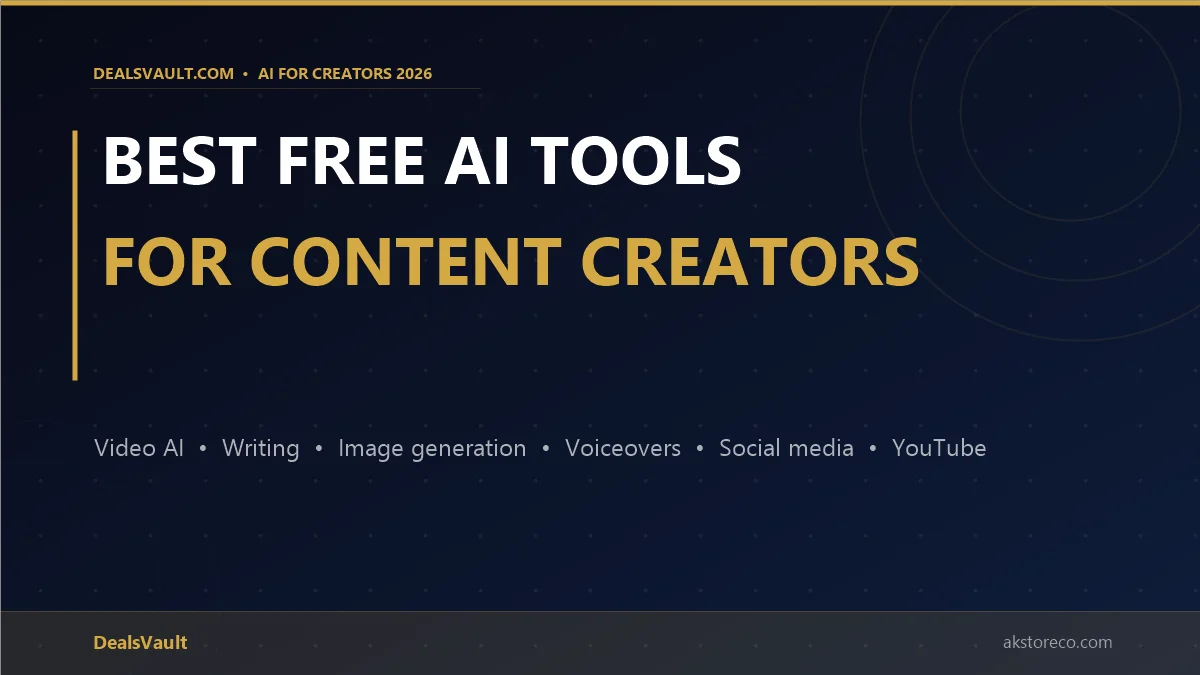 Best free AI tools for content creators in 2026 — Claude, Canva AI, CapCut AI, Adobe Firefly